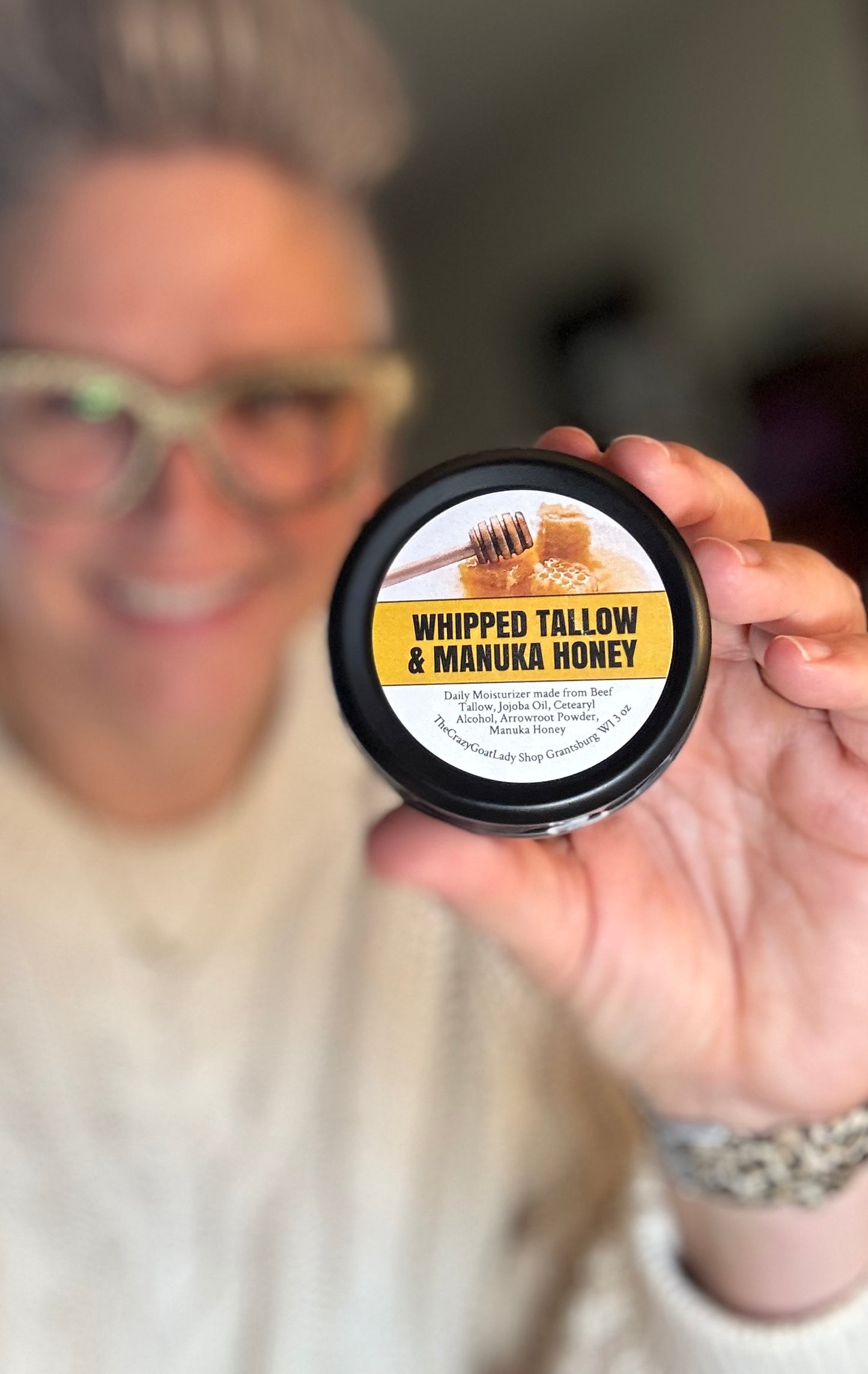 Whipped Tallow & Manuka Honey Moisturizer