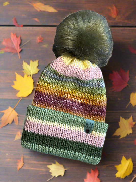 Nana’s Attic Collection, Brimmed Bonfire Beanie, Large